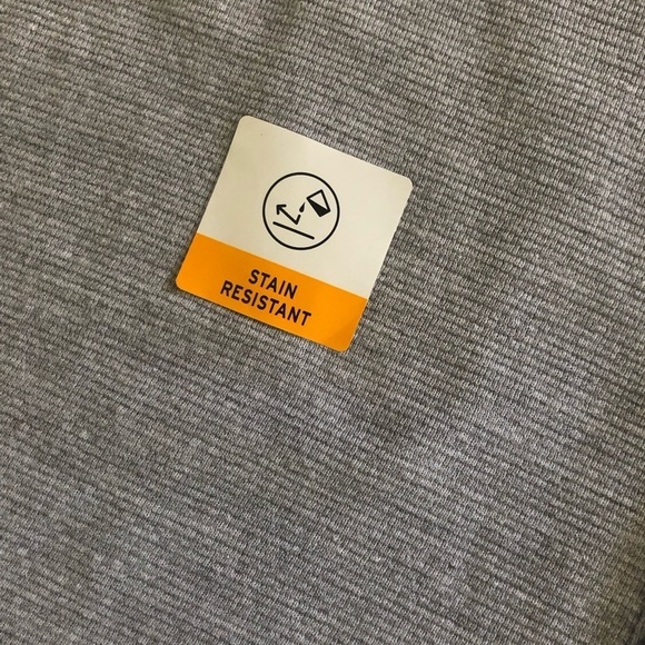 Eddie Bauer Workwear LS Thermal Knit Henley Gray Sz. L Stain Resistant Casual - Picture 5 of 7